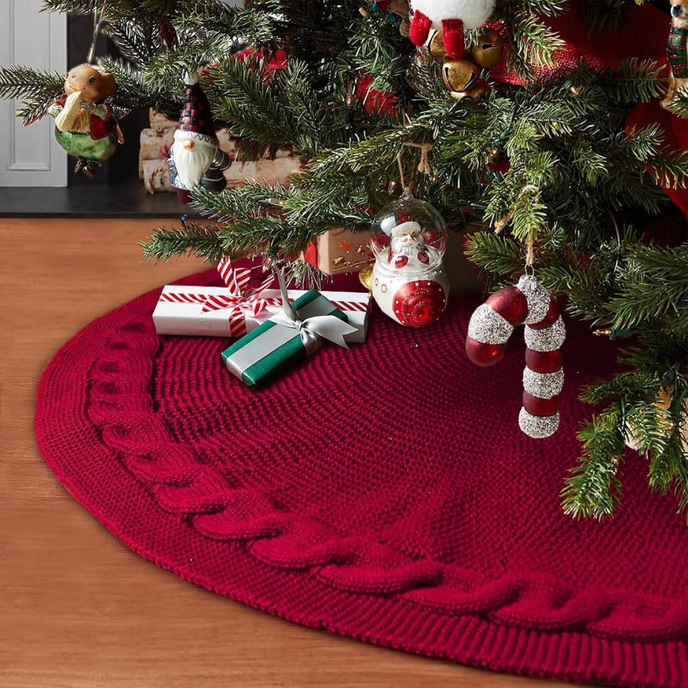 Base per albero di Natale con Babbo Natale da 45 cm x 52 cm