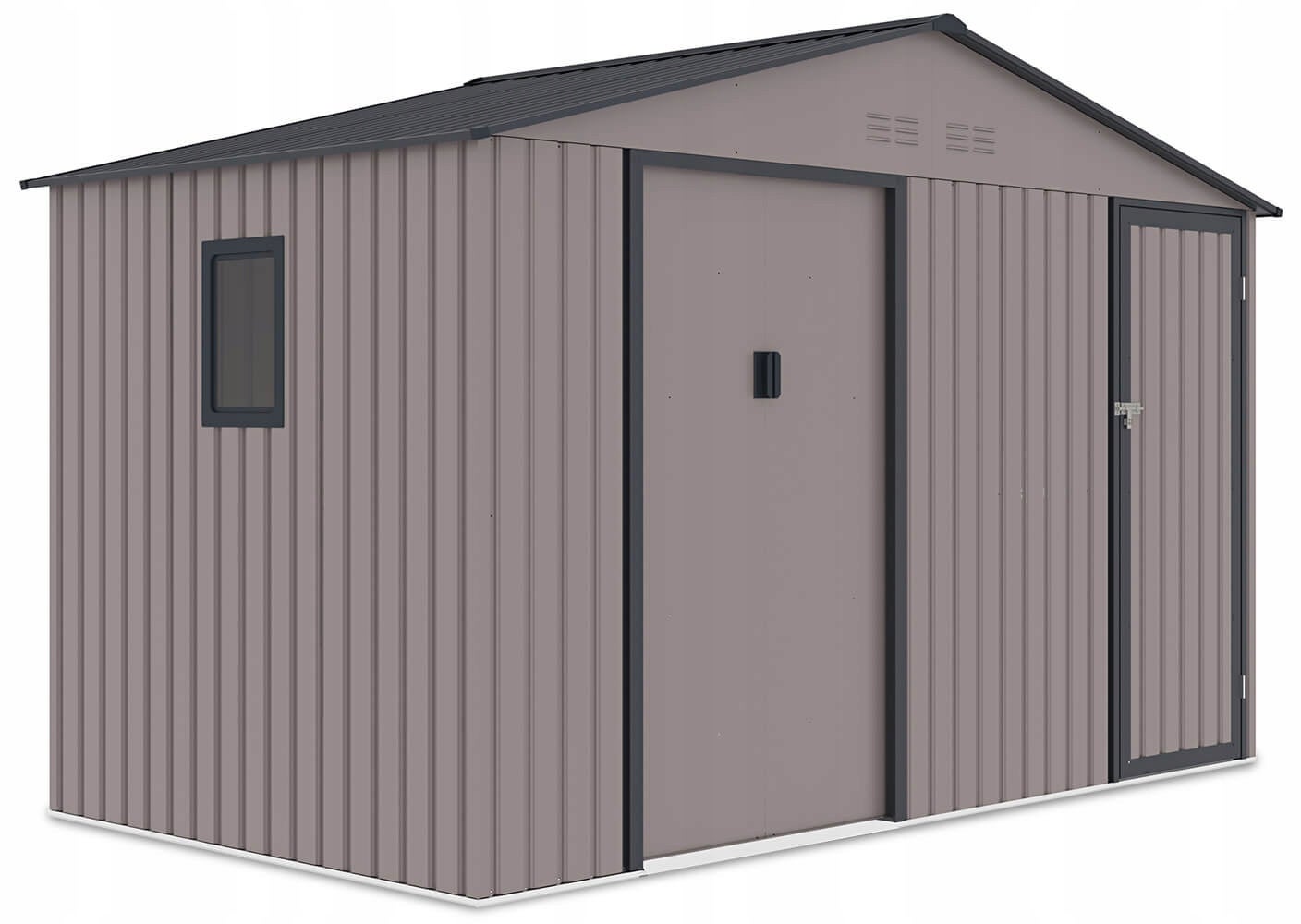 Domek Ogrodowy Narzędziowy na Narzędzia Szopa FALCON 340x194cm Metalowy XL 1 szt