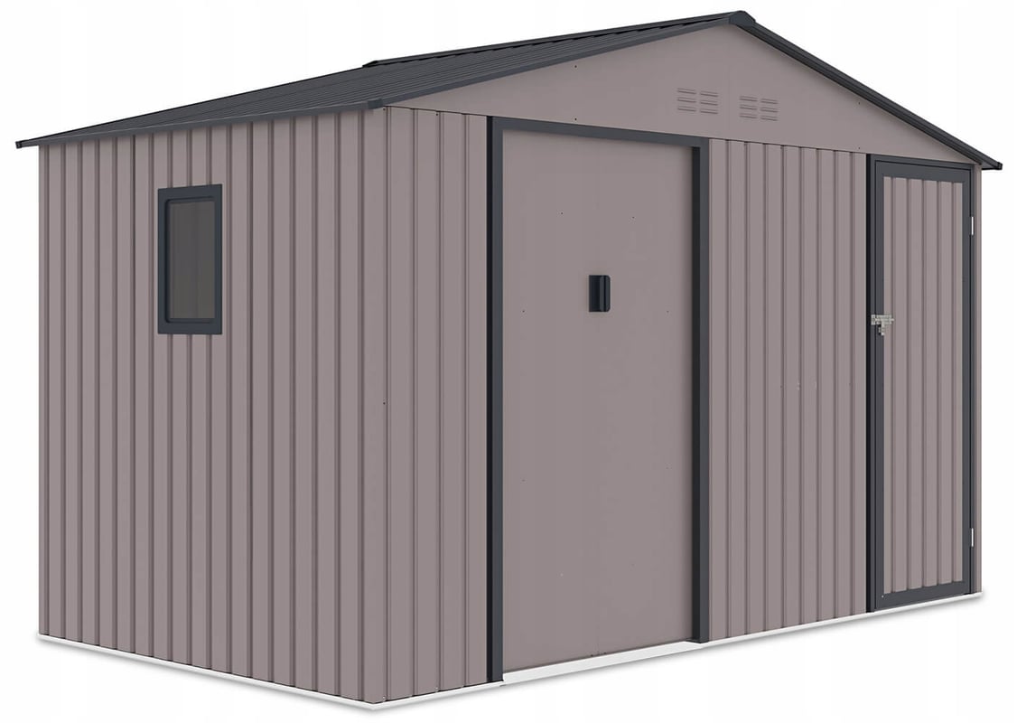 Domek Ogrodowy Narzędziowy na Narzędzia Szopa FALCON 340x194cm Metalowy XL 1 szt