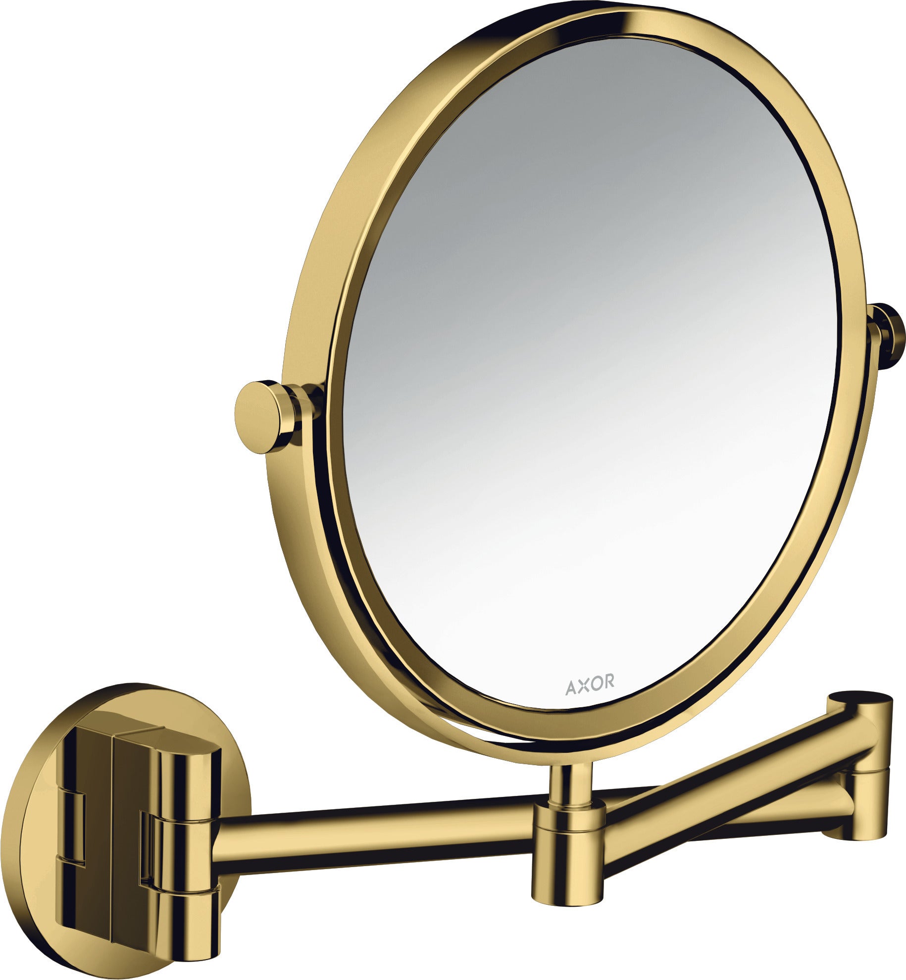 JvFbjLF Miroir De Salle De Bain Grossissant X3 - Miroir Rasage Pivotant 360° Pliable Fixation Murale