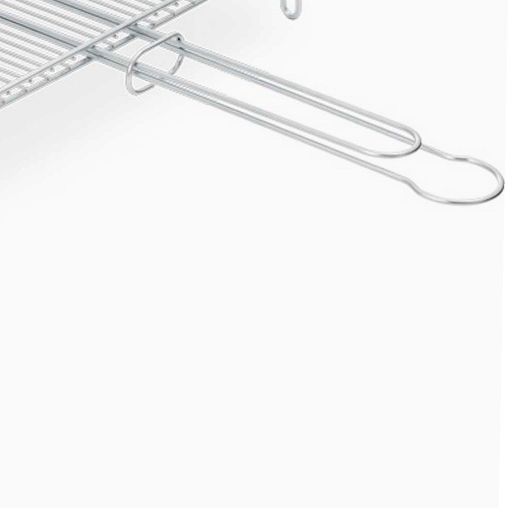 Grille double étamée barbecue 45 x 50 cm - 5