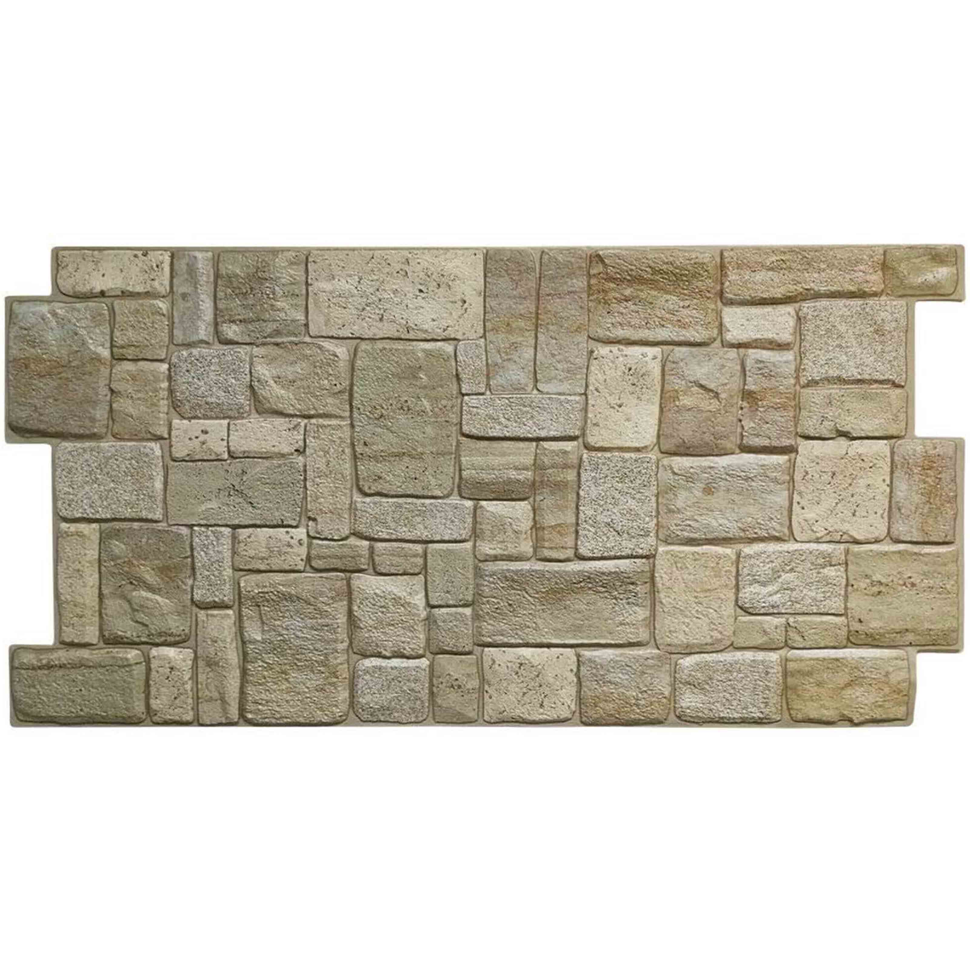 Panneaux 3D Revêtement mural PVC effet PIERRE NATURELLE Réaliste et ...