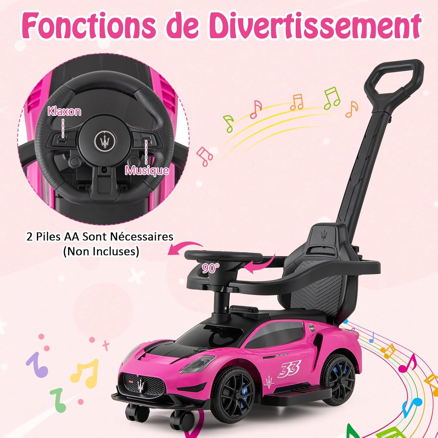 Porteur Pousseur Porteur Enfant Voiture Porteur Pousseur Cdiscount