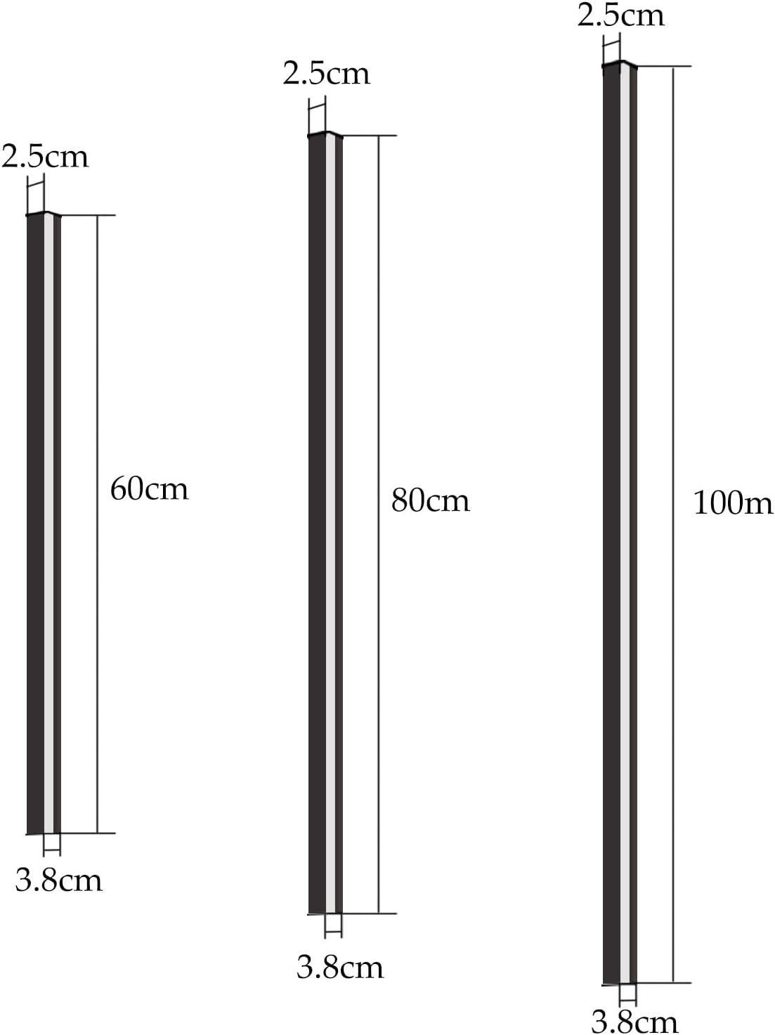 NETTLIFE Wewnętrzny kinkiet LED - Nowoczesna lampa do przedpokoju o mocy 60 cm i mocy 21 W, o ciepłej, białej barwie światła - 6