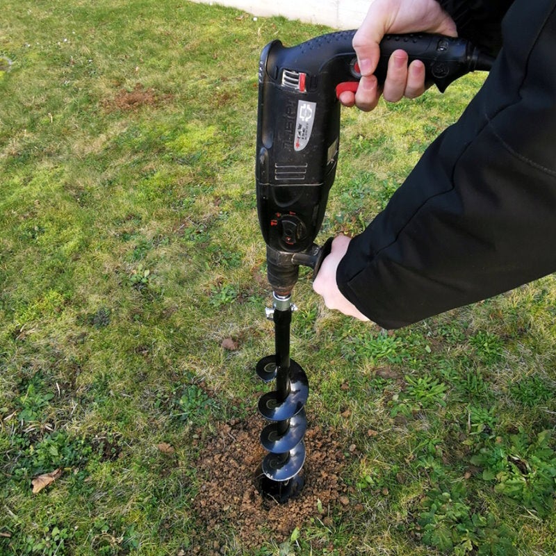 Punta di trivella Ø 40 mm con adattatore per trapano e perforatore SDS-plus - 5