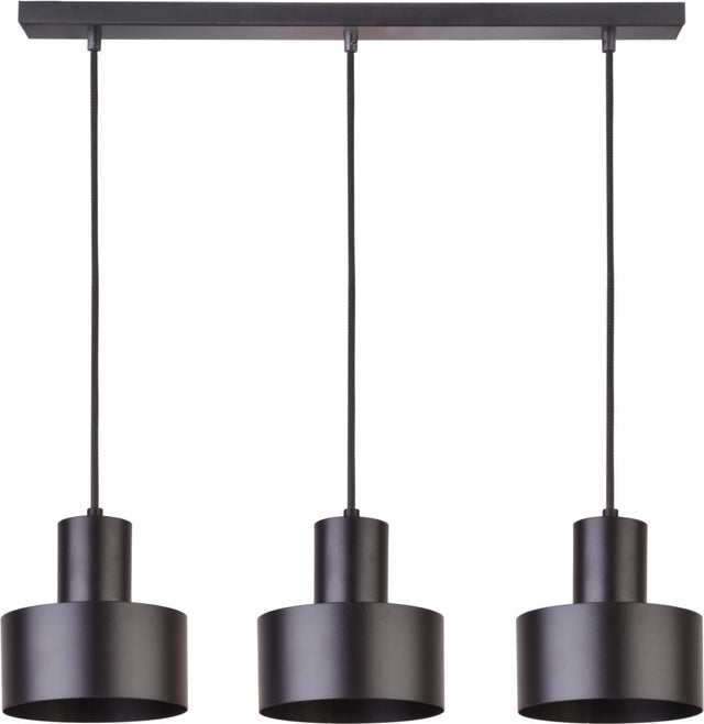 Lampa wisząca Rif czarna 3xE27x15W dekoracyjna wym: 65 x 67 x 15 cm metal SIGMA