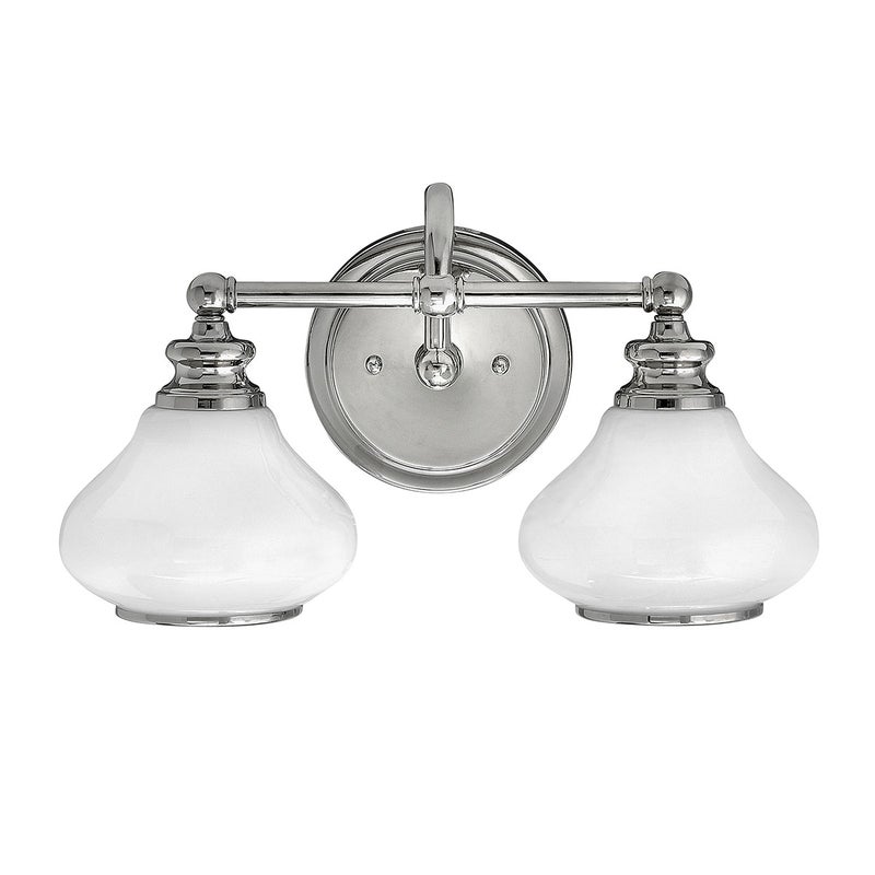 Kinkiet łazienkowy Ainsley polerowany chrom 2xG9x3W metal wym:23,1x40,6x20,6cm IP44 Hinkley