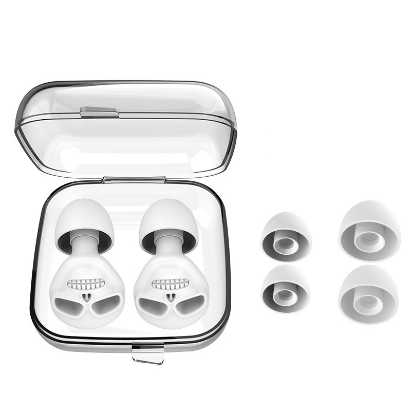 2 paires Bouchons d’Oreilles pour Dormir - Silicone, Imperméable