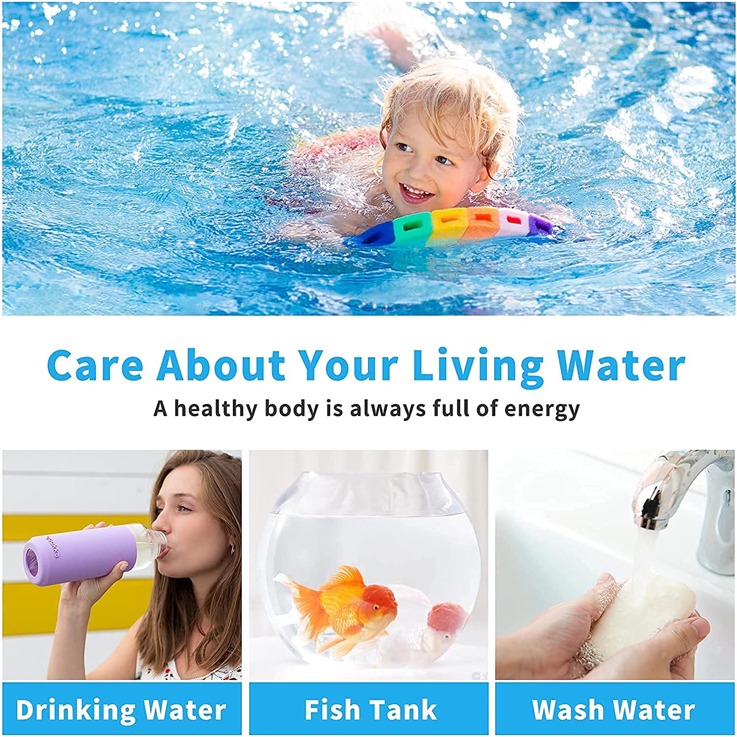 Bandelettes de test pour piscine et spa 6 en 1, 50 bandelettes pour tester le chlore, le brome, le pH, l'alcalinité, l'acide cyanurique et la dureté - 4