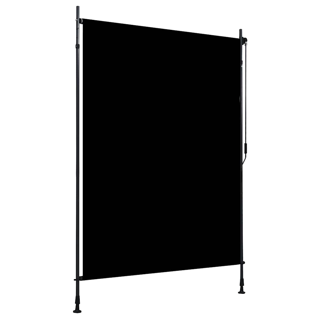 Estor enrollable exterior de 150 x 270 cm, color antracita.
