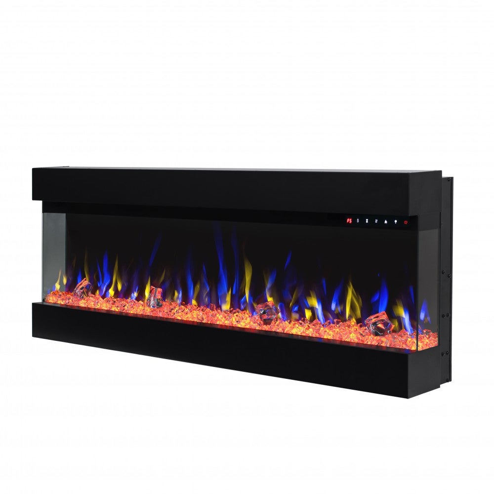 CHIMENEA ELÉCTRICA ENCASTRABLE 3D - MILANO 50 - 2