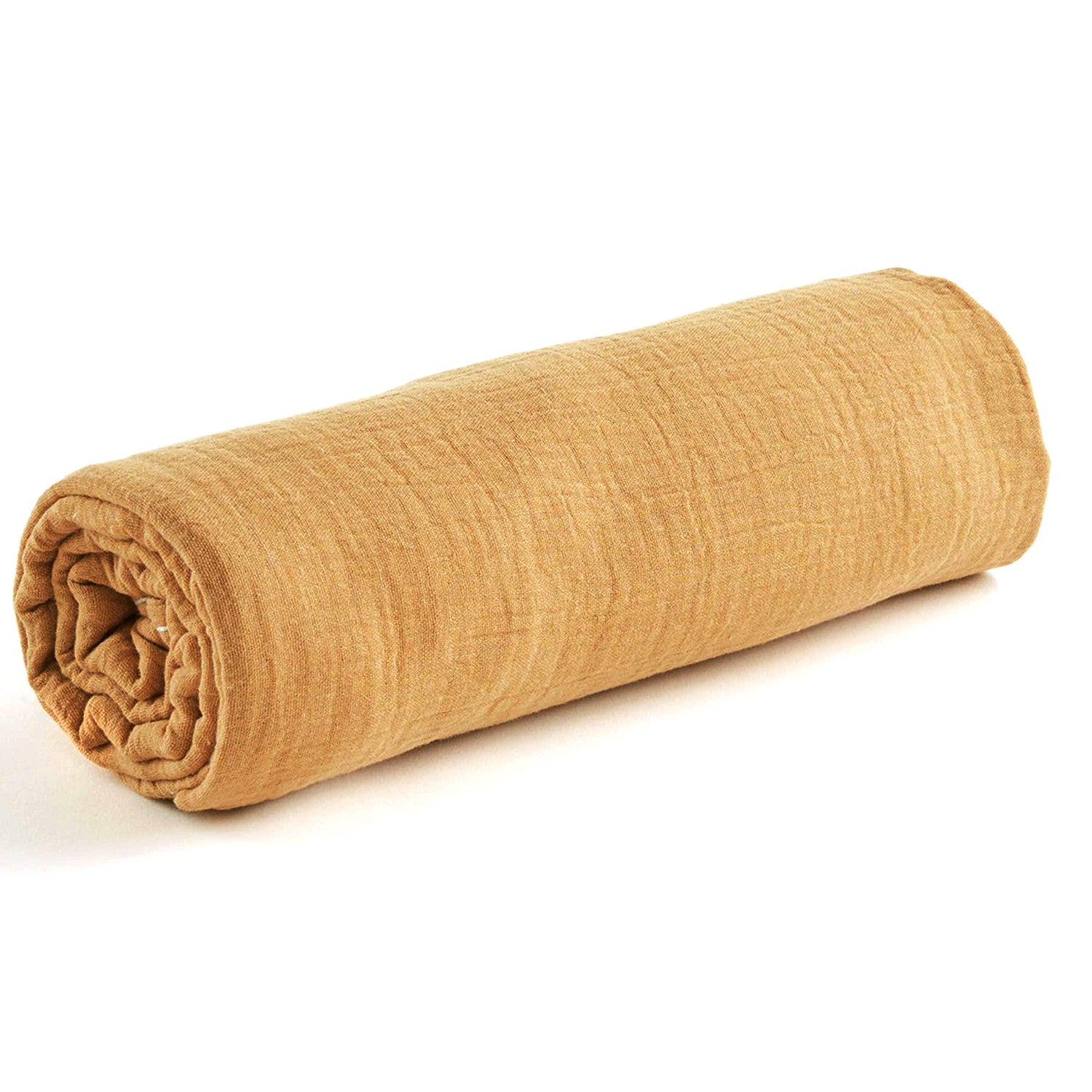 Drap housse uni en gaze de coton - 2
