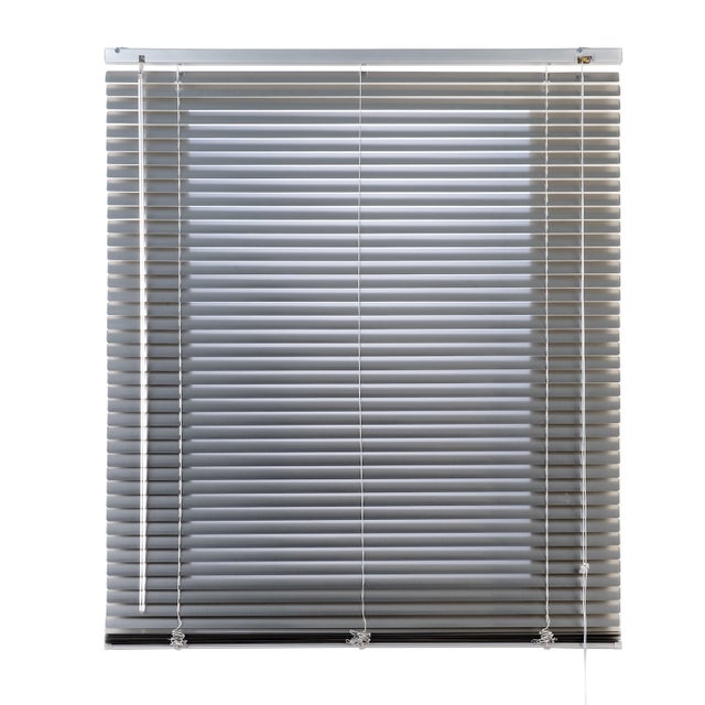 Żaluzja aluminiowa ze sznurkiem, kolor srebrny, 150x250 cm