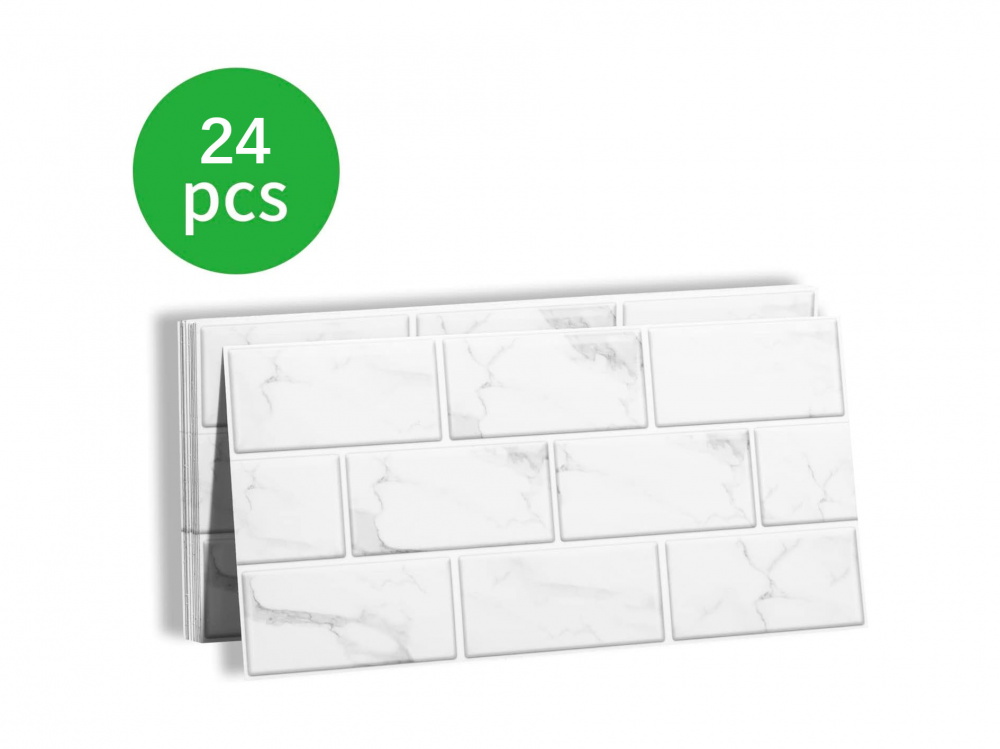 Stickers Carrelage Adhésifs Pour Cuisine & Salle De Bain – 18 Pièces Style Vintage 15x30cm – Faciles à Poser, Imperméables & Résistants