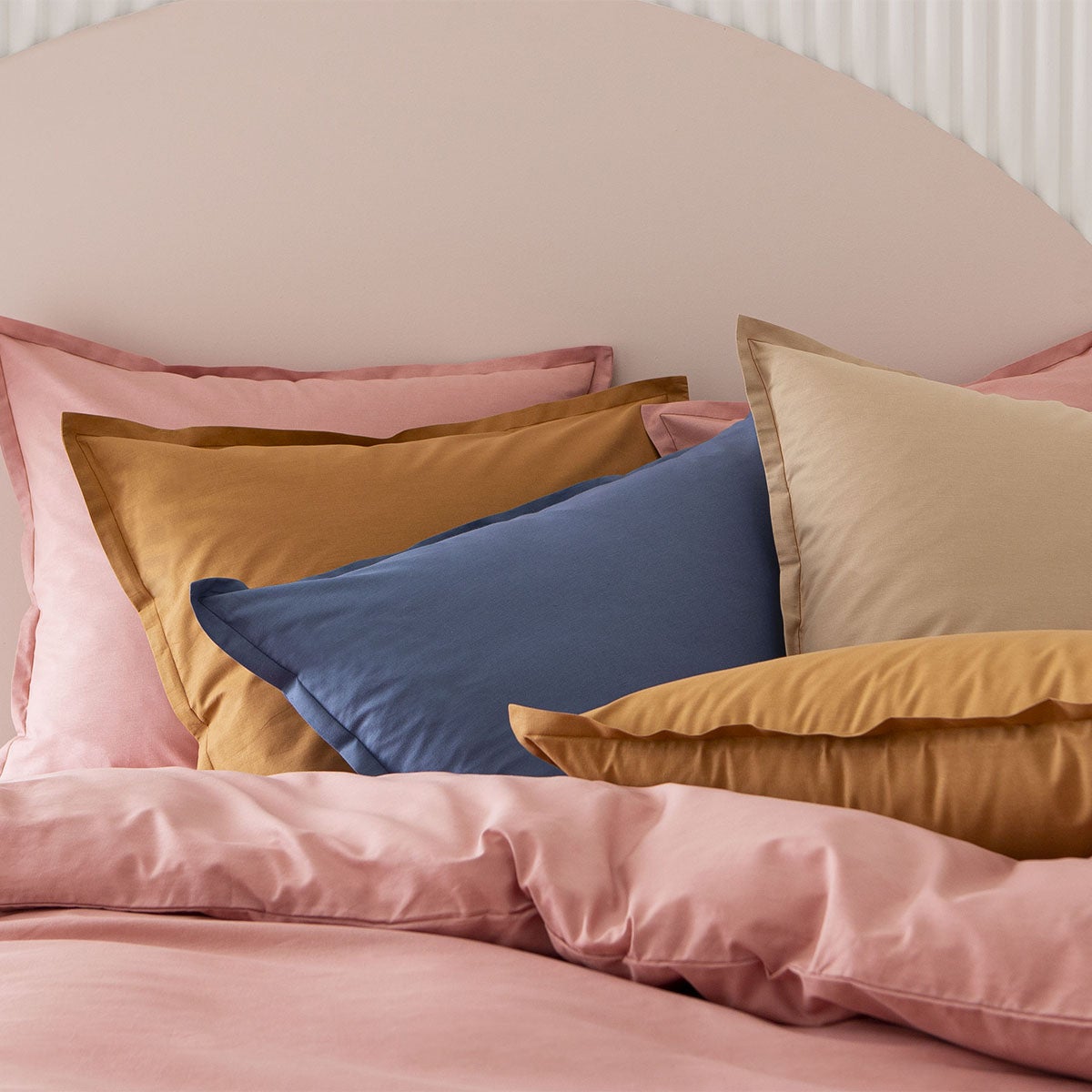 Housse de couette unie en coton, Tout Doux, Made in France - 4