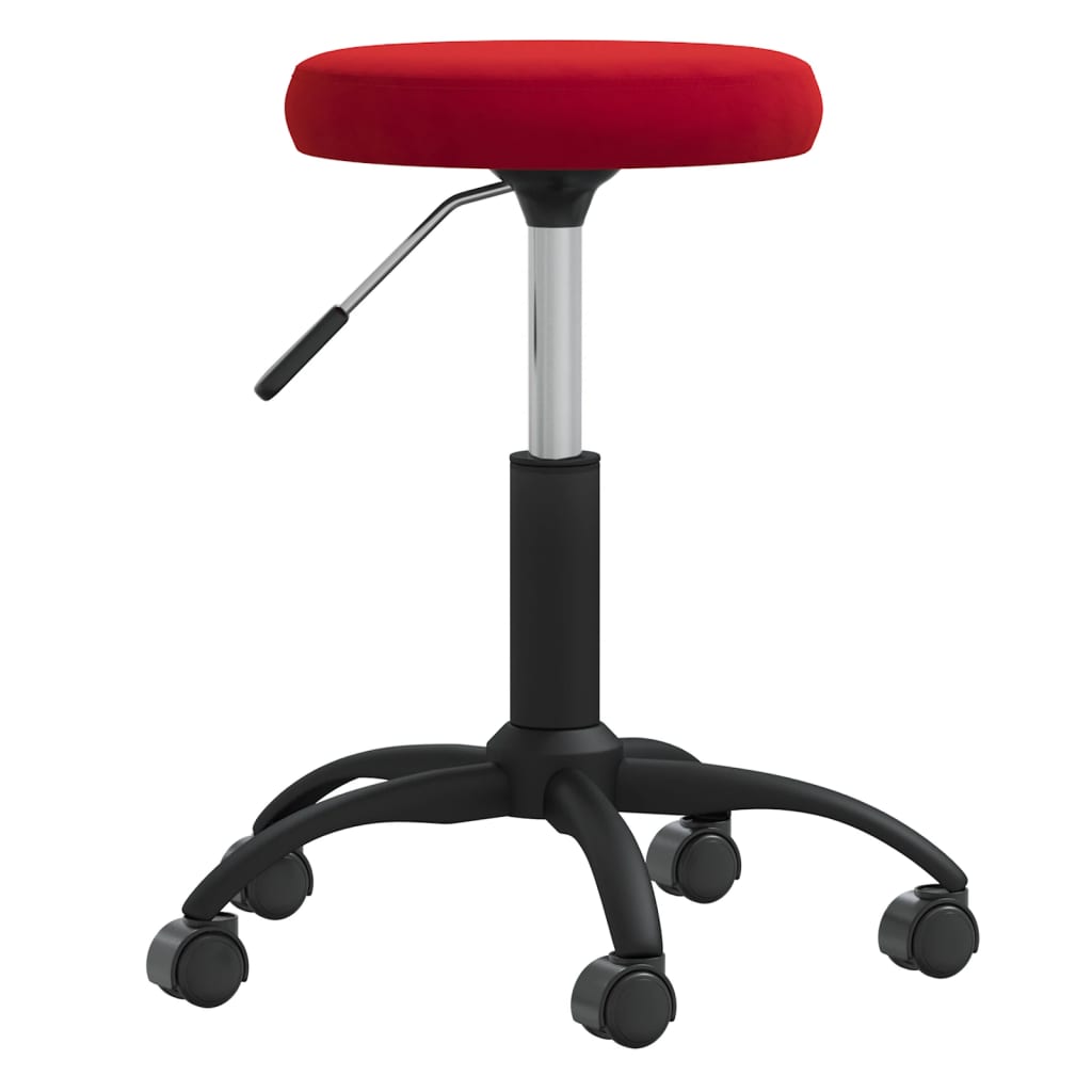 Vidaxl Silla De Comedor Terciopelo Tinto Rojo , Leroy Merlin