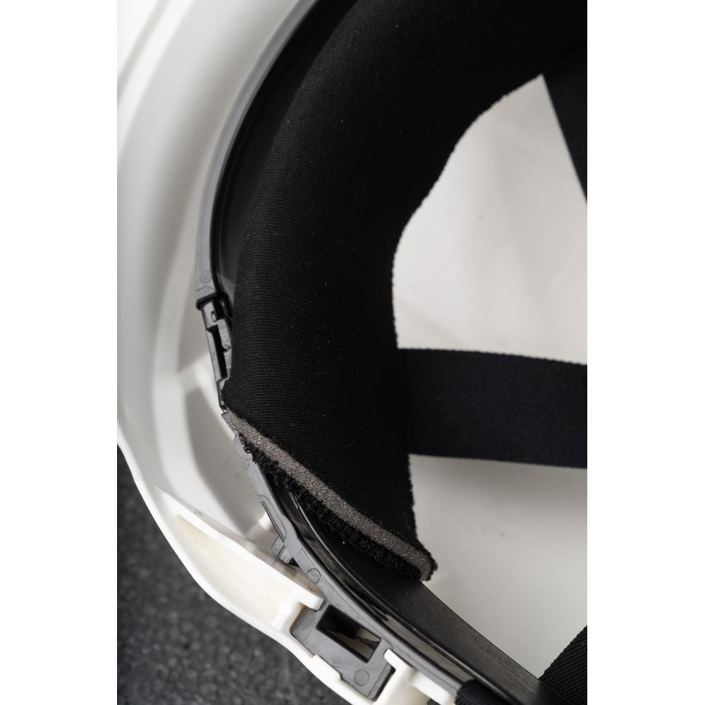 Casque de sécurité non ventilé avec lunettes de sécurité intégrées Coverguard PHOENIX PRO ABS Blanc Unique - 3