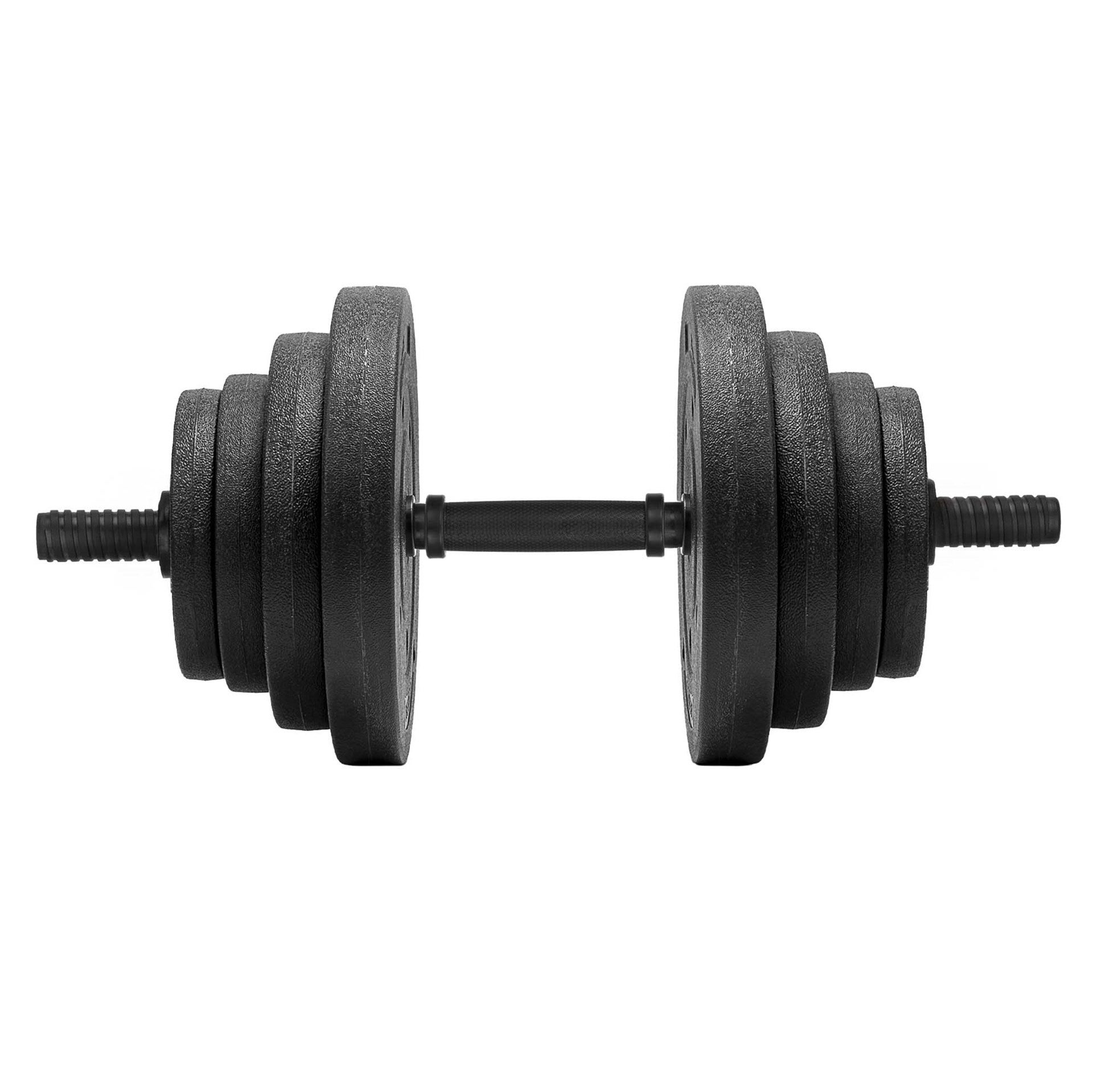 Hantles de 30 kg para treinamento de força. O conjunto contém 2 halteres de 15 kg cada. - 4