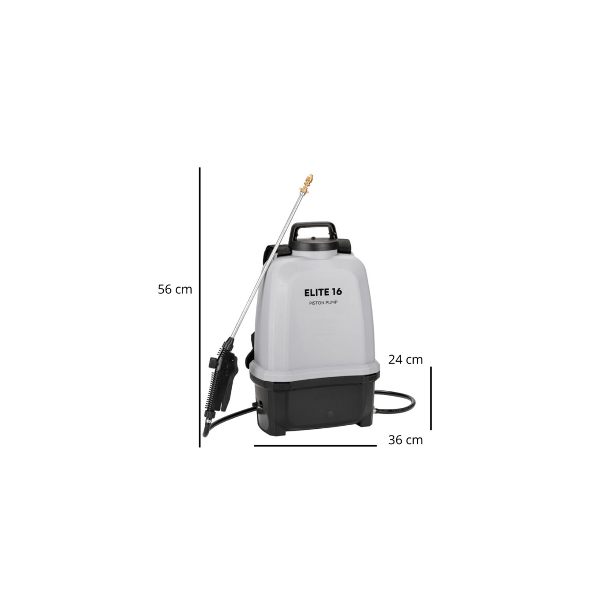 Pulverisateur Électrique à Batterie 16L 8 Bar 2 Batteries Lithium Chargeur Végetaux Toiture VOLPI - 7