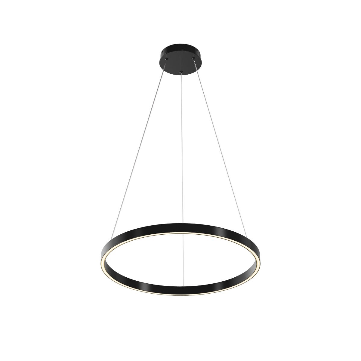 Lampa wisząca ring LED RIM 36W zmienna biel lm aluminium czarno-biała wym:120x60x60cm IP20 Maytoni