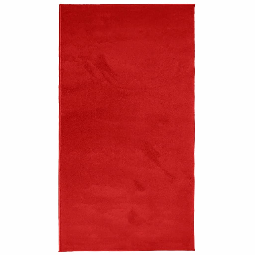 Alfombra de salón | alfombra de pelo corto oviedo rojo 80x150 cm cfw66048