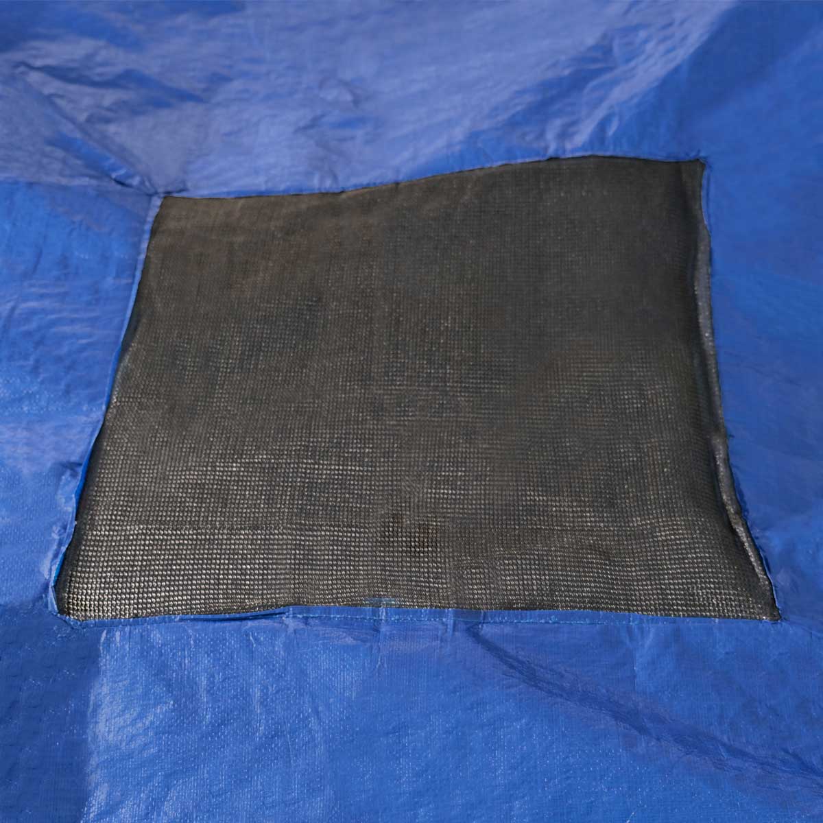 Bâche Piscine rectangulaire 6x10 m - TECPLAST - PO155RG - Couverture Piscine d'hivernage avec Filet d'écoulement central - 3