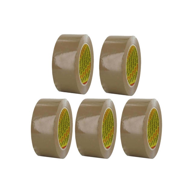 Ruban adhésif polypropylène 3M havane 50mm x 100 mm x 5