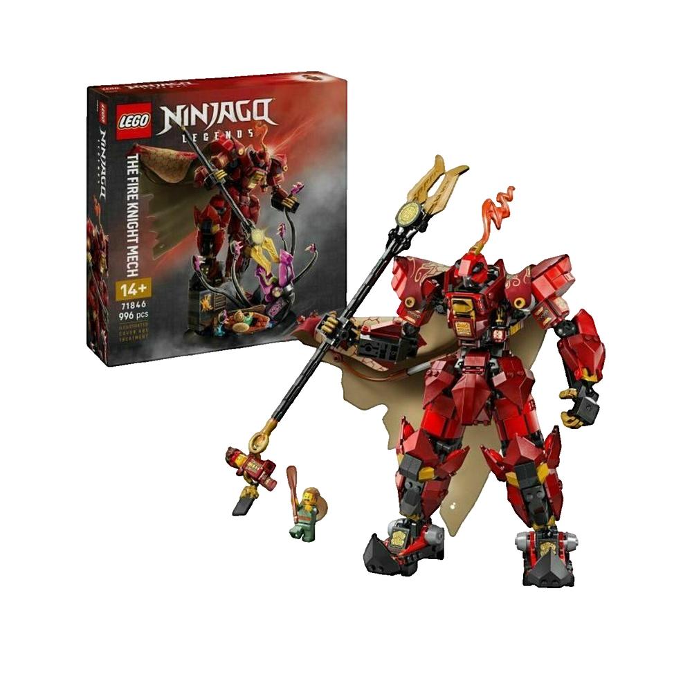 Zabawka konstrukcyjna LEGO NINJAGO Der Feuer-Ritter-Mech czerwony 996 elementów