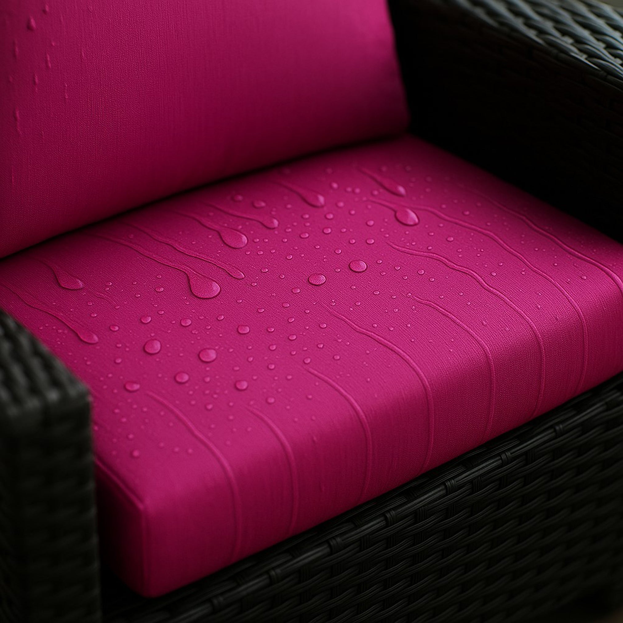 Poduszka ogrodowa na sofę rattanową 170x50x50cm poduszka na meble rattanowe różowa, poduszka na balkon taras, poduszki na meble ogrodowe - 6