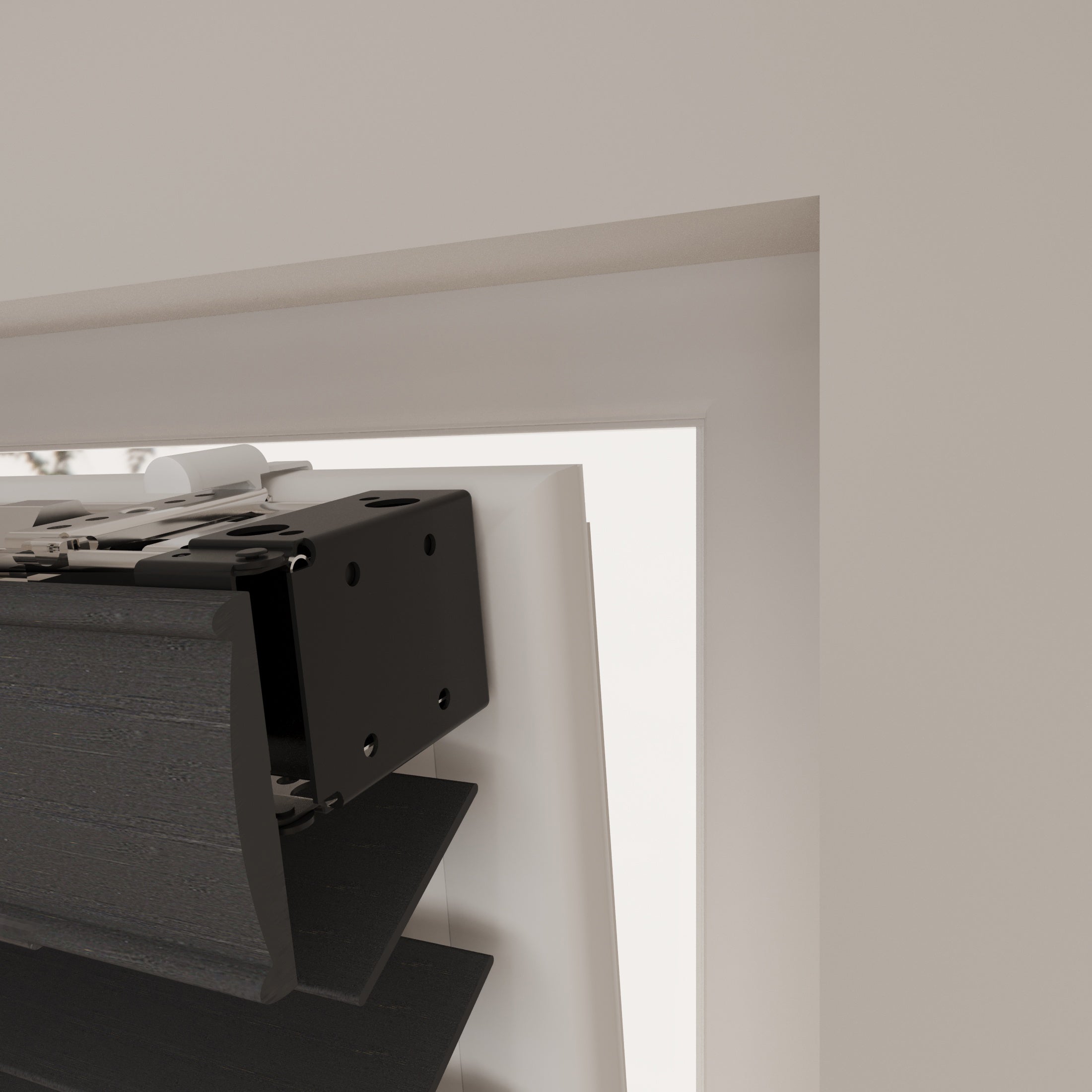 Radeco® Store vénitien en bois de bambou Easy - 50 mm - Noir - 190 x 240 cm - 4