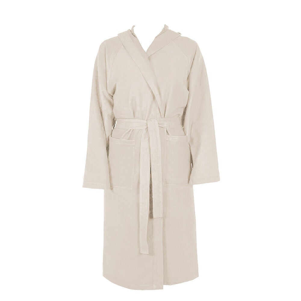 Accappatoio Donna Microfibra Maculato - Con Cappuccio, Tasca E Borsina - Foto 7