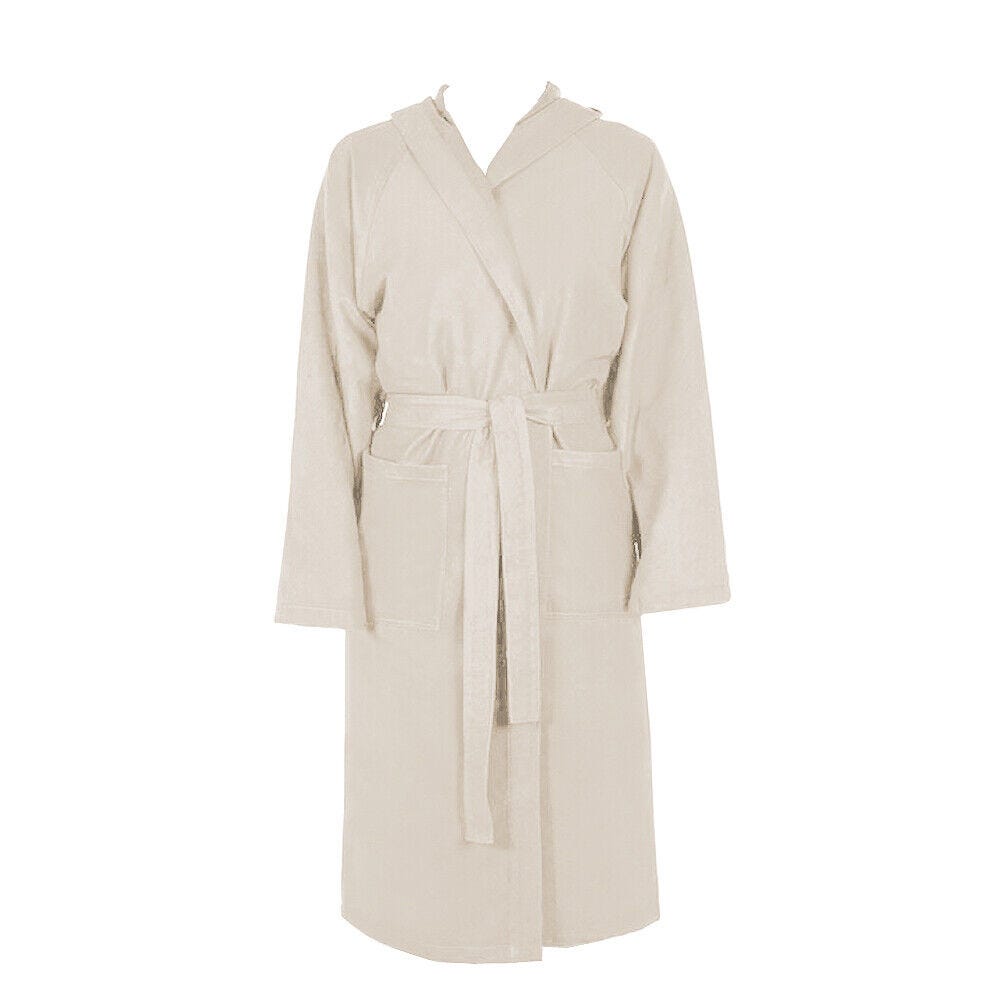 Accappatoio Donna Microfibra Maculato - Con Cappuccio, Tasca E Borsina - Foto 7