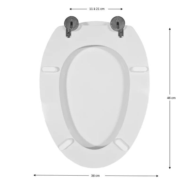 Toilette Wc Allia Abattant Galet Couvercle Toilette Abattant WC