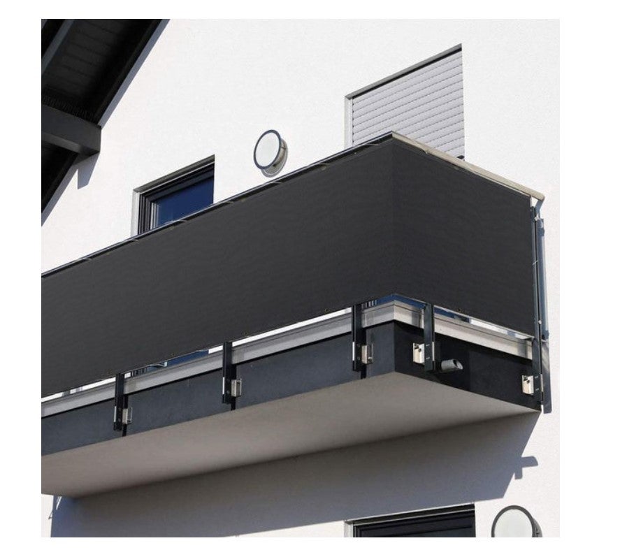 MATA NA BALKON OCZKOWANA 1x5m ANTRACYT