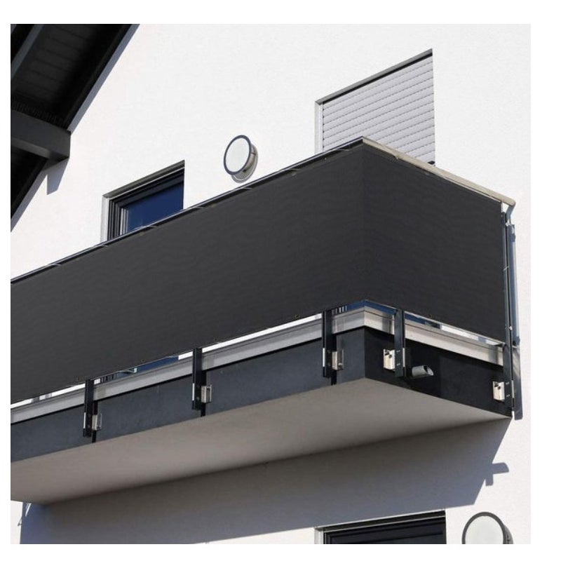 MATA NA BALKON OCZKOWANA 1x5m ANTRACYT