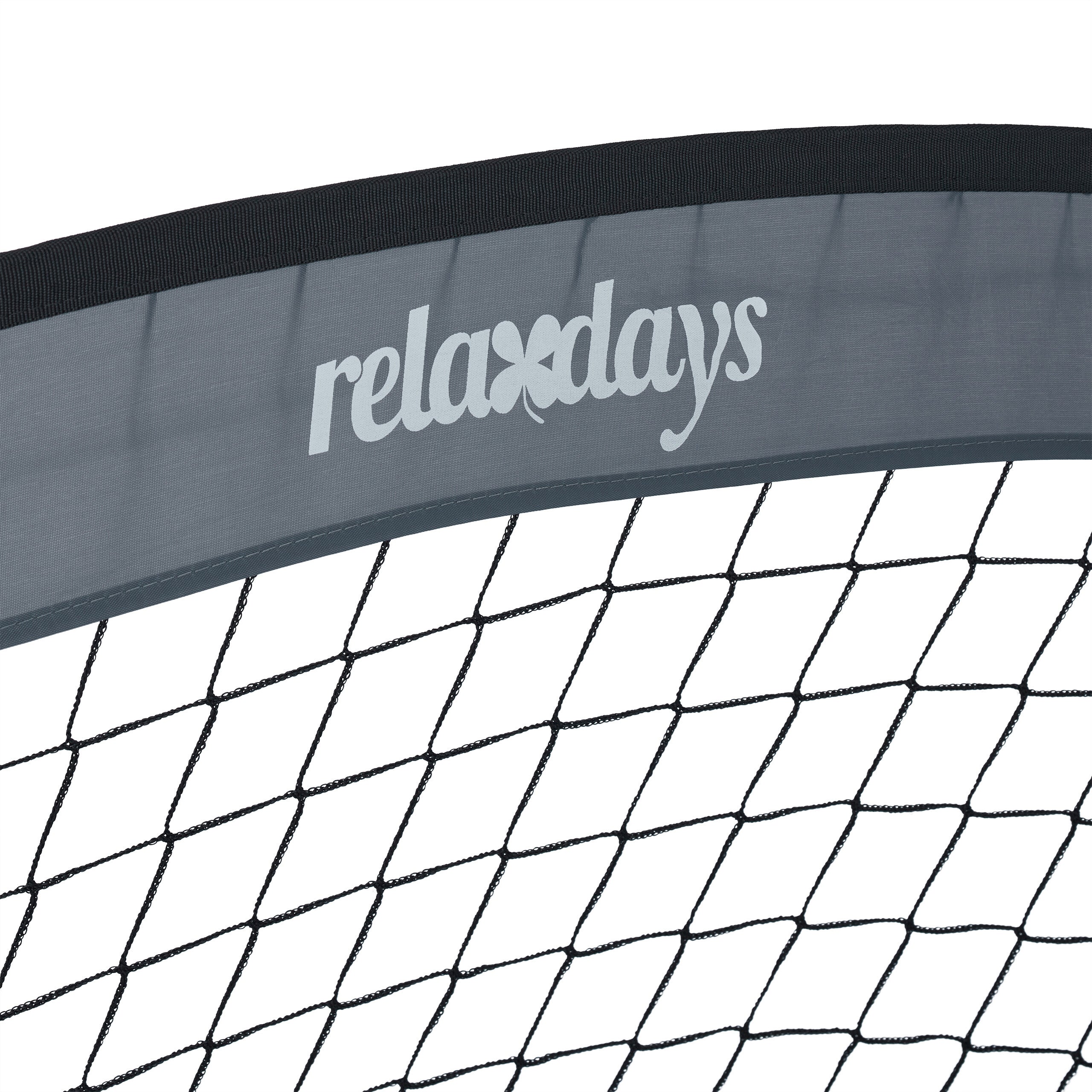 But de foot pop up en lot de 2, cage pliable pour le jardin, avec sac de transport, HxLxP: 78x121x80 cm, gris, Relaxdays - 7