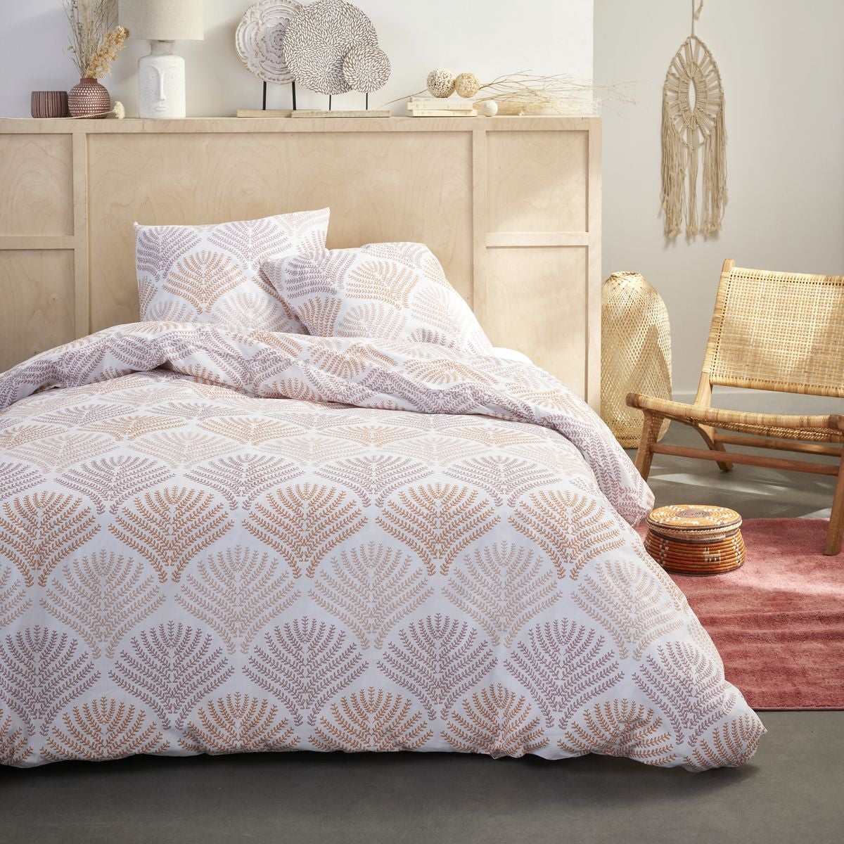 Parure De Lit Imprimé 3D 90x190 Cm - Thème Cheval Et Plage, Housse De Couette + 2 Taies - Coton Polyester, Toutes Saisons - 6