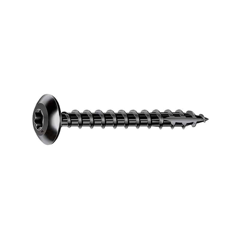 Vis à Bois Tête Cylindrique Bombée TX 6x30 Mm Acier Zingué - Marque Viswood - Neuf