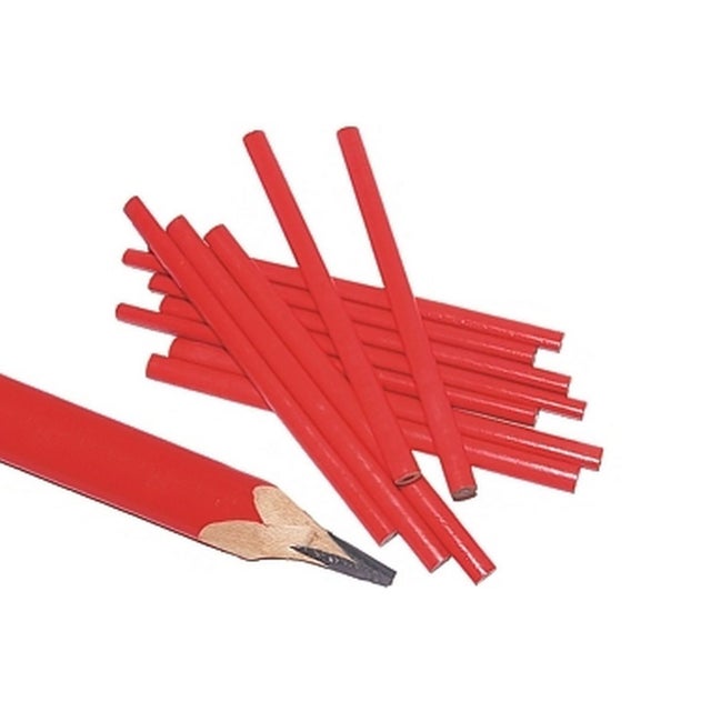 Nswayy 48 Mines Crayon De Charpentier 2,8mm - Recharges Noires Pour Crayon Menuisier Construction