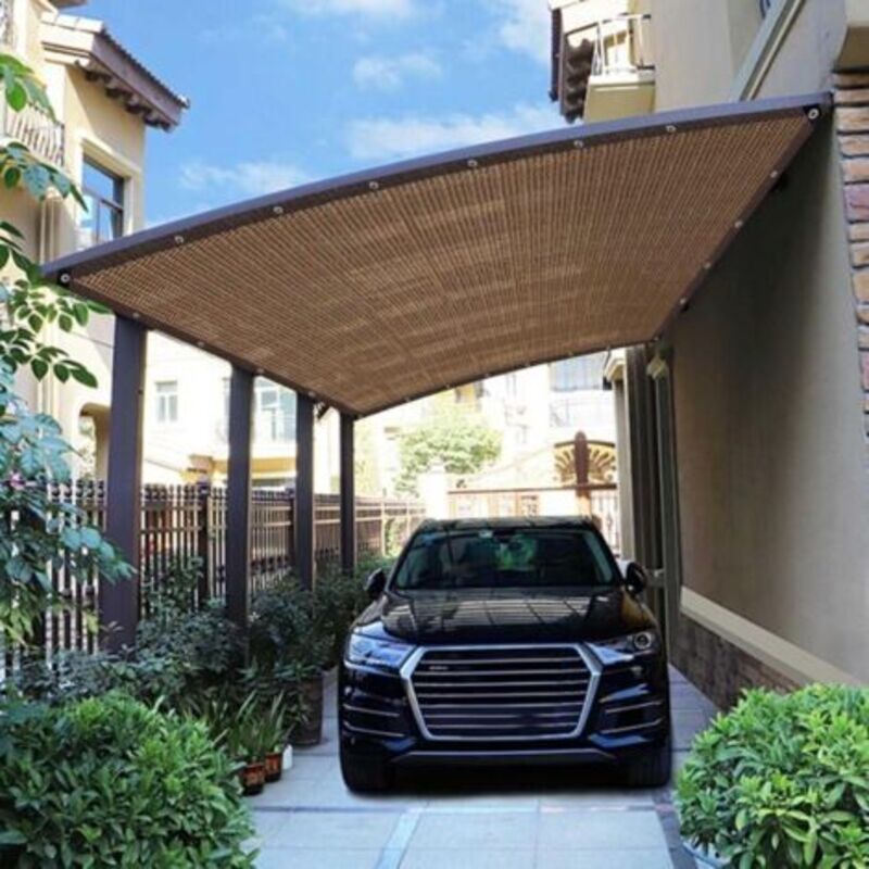 Filet d'ombrage, auvent de pergola, protection solaire pour toiture de terrasse, blocage UV 80 %, filet d'ombrage extérieur, 3 x 4 m - 5