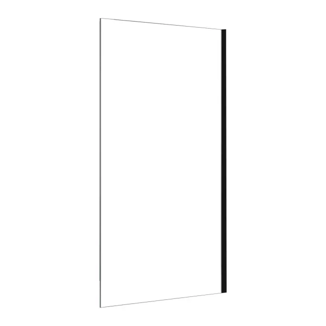 Ścianka prysznicowa walk-in EASY-IN Durasan 100x200 cm czarna + wspornik 1 szt. - 2
