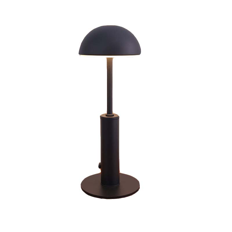 Ładowalna lampka nocna LED, 3 kolory, ściemnialna, lampa stołowa, hotelowa, dekoracja na szafkę nocną, do kawiarni, czarna, 1 sztuka