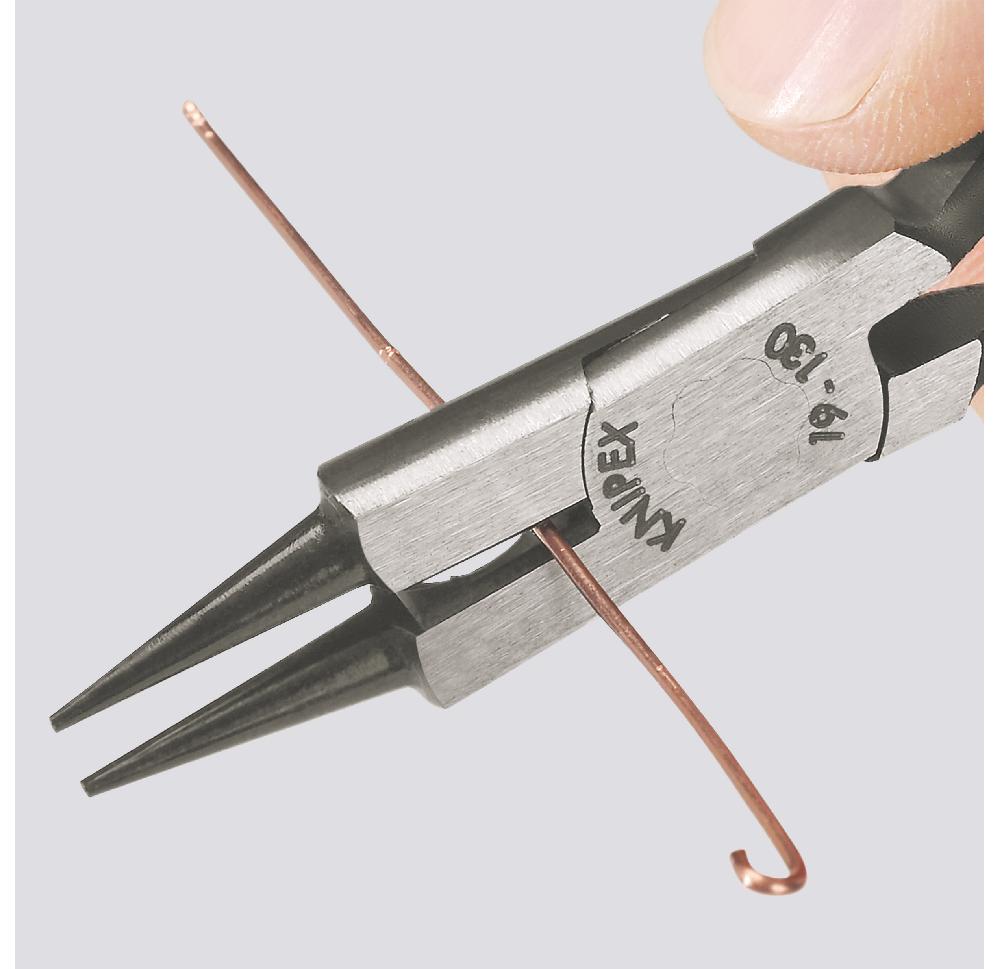 KNIPEX 19 01 130 Pince à becs ronds avec tranchant (Pince d'orfèvre) - 3