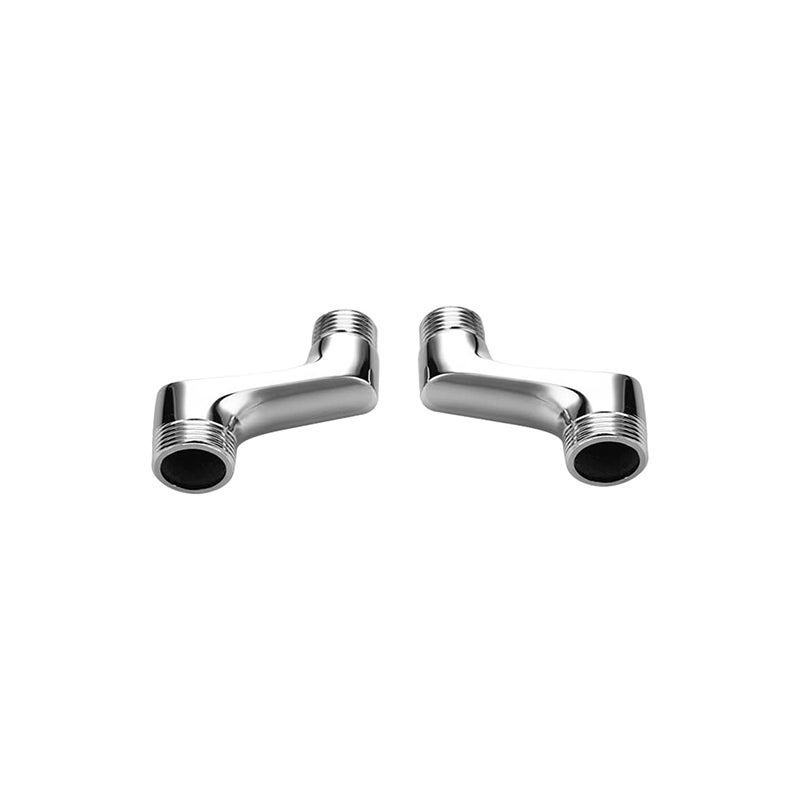 Armatura kątowa do prysznica, mosiężna redukcja kątowa, regulowane ramię obrotowe, armatura ścienna kątowa, odchylenie od 1/2" do 3/4", chro