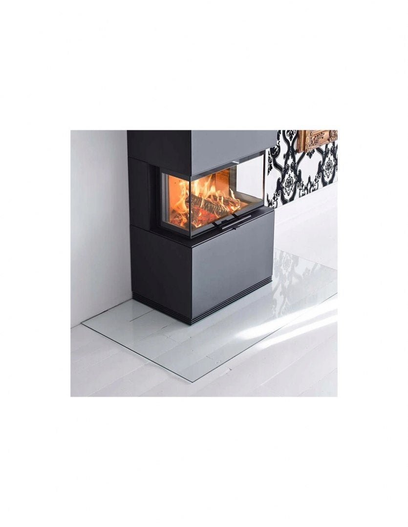 Podstawa szklana hartowana - szyba pod Piec lub Kominek 100x50 cm - 4