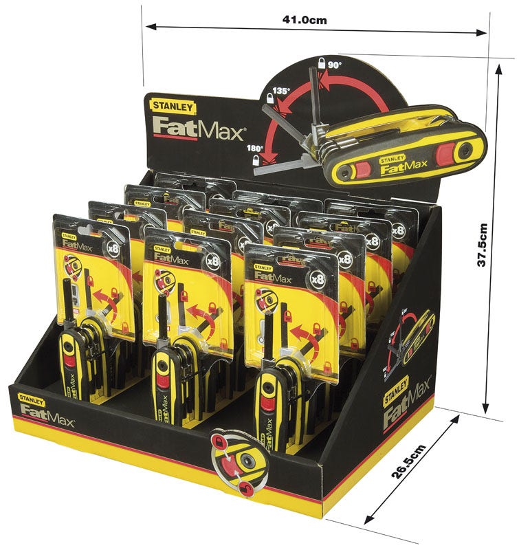 Stanley - Clé mâle sur support verrouillable - jeu de 5 pcs FATMAX® - 0-97-553 - 8