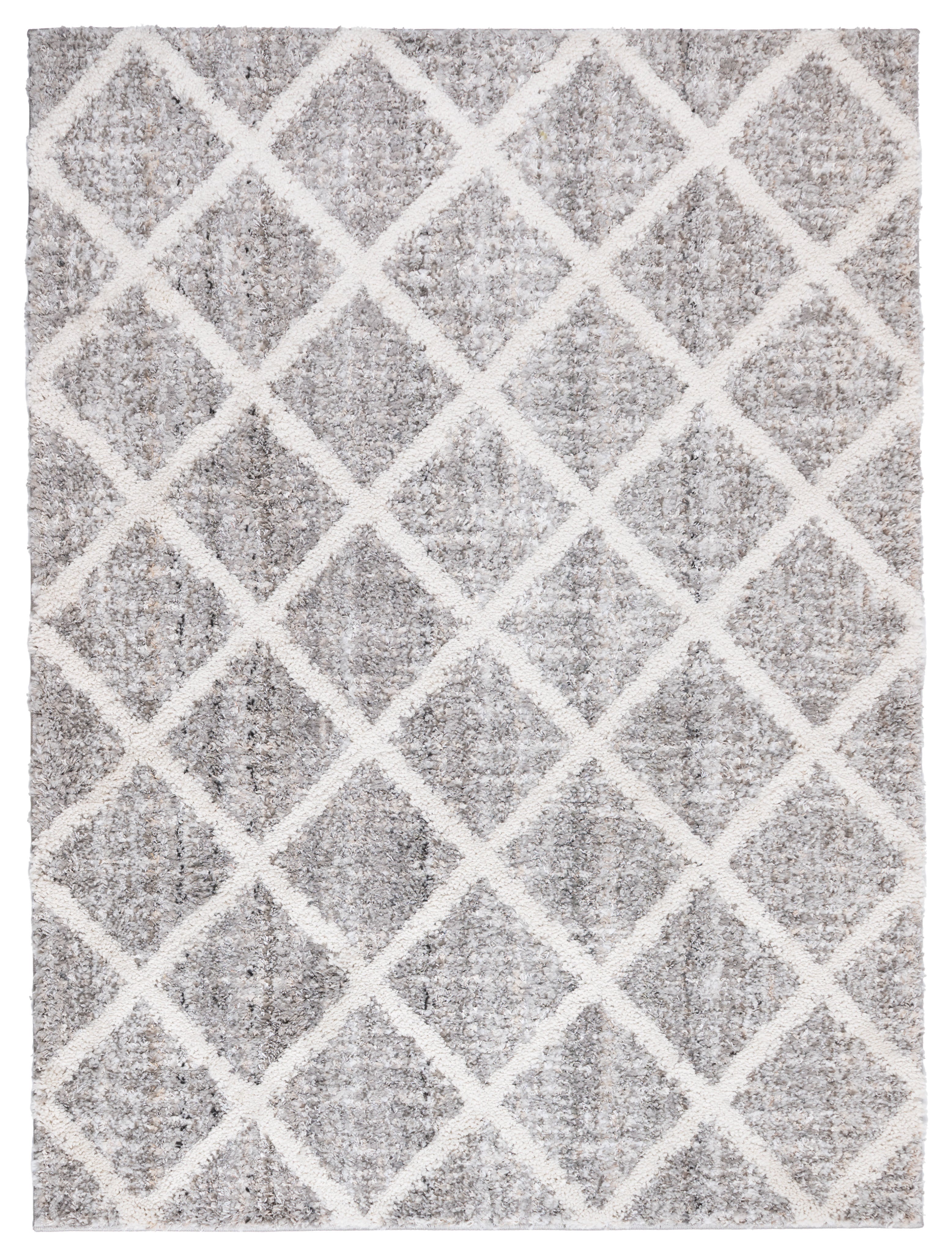 Dywan Multidecor Bilbao Shaggy 120 x 160 cm romby antracytowy 1 szt.
