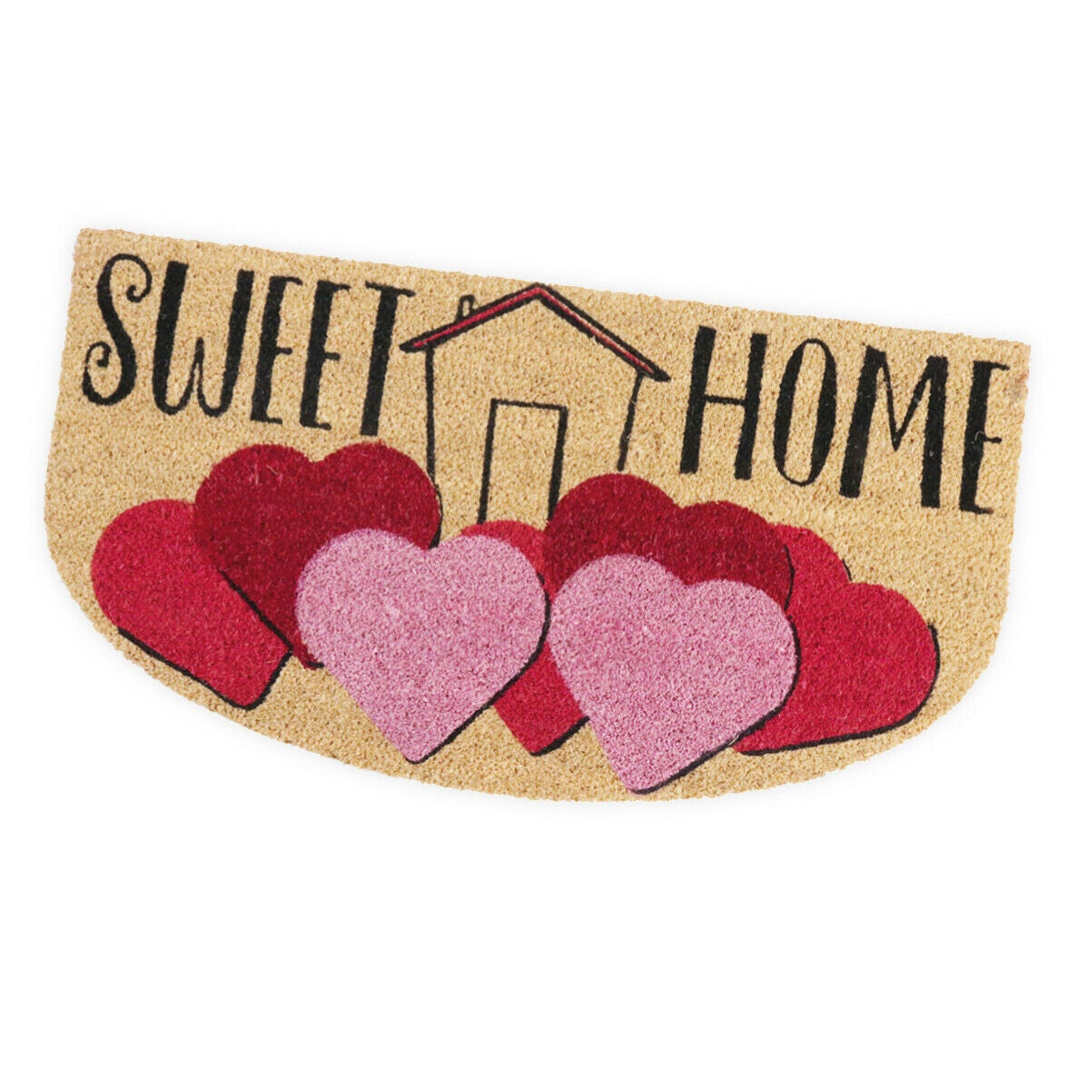 Felpudo Barbie Fibra De Coco 40x60 Cm - Welcome To My Dreamhouse, Para Interior Y Exterior