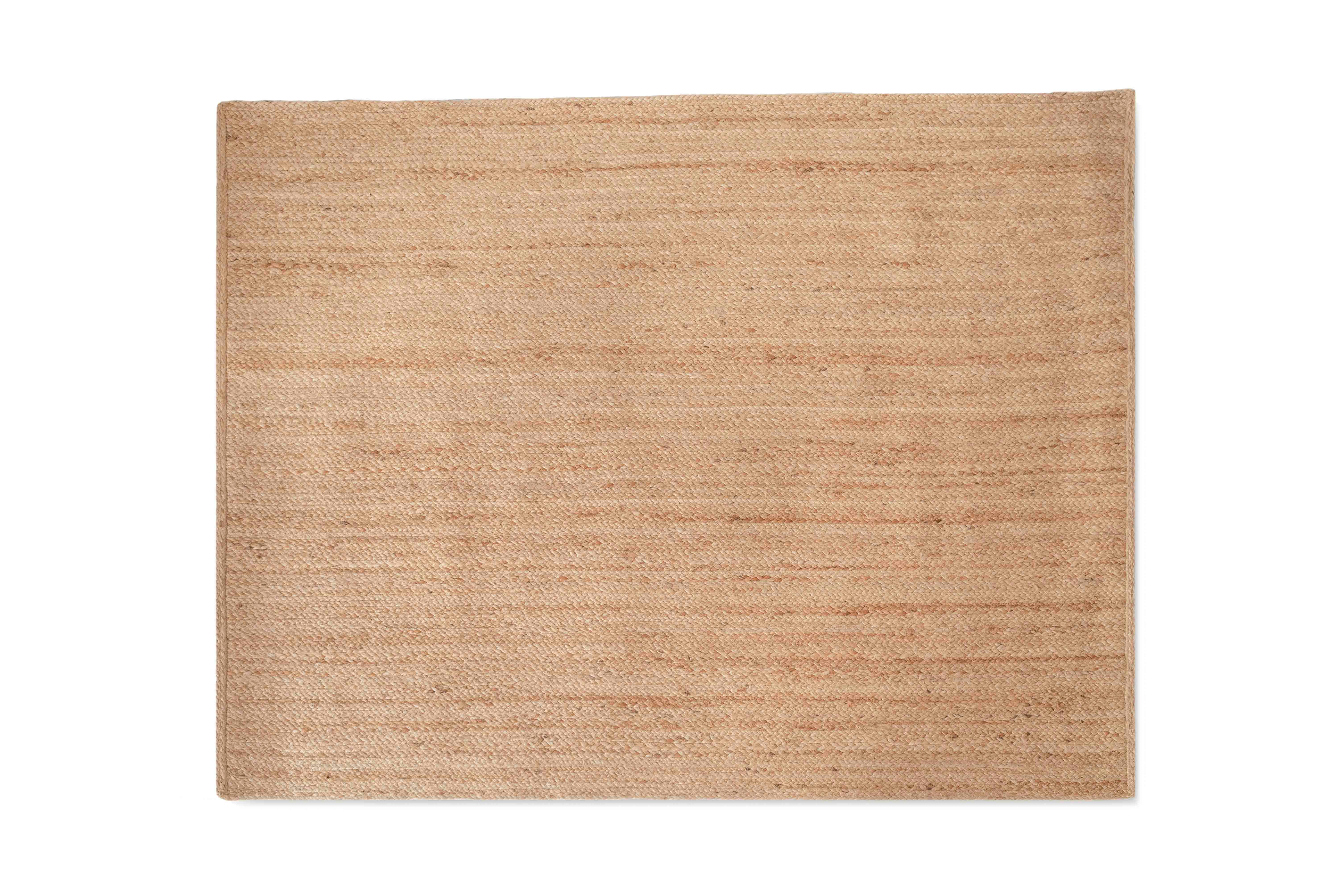 Prostokątny dywan z juty 300x300 cm naturalny ręcznie wykonany w stylu śródziemnomorskim