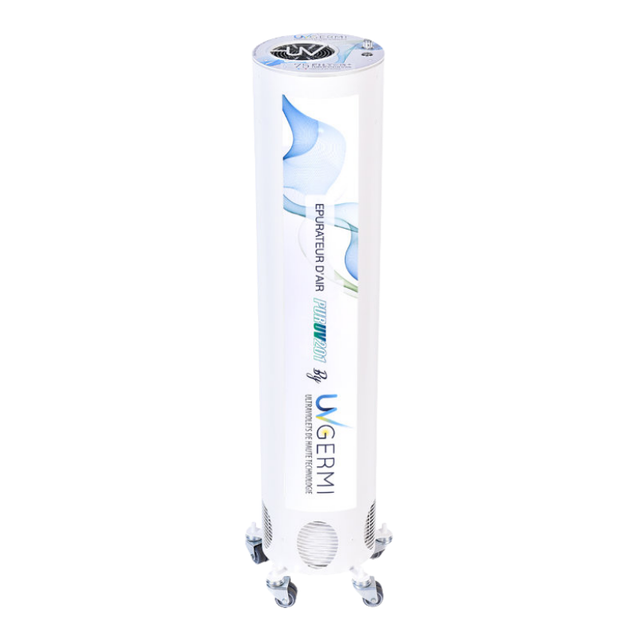 Epurateur d'air photocatalytique UVC mobile pour milieux sensibles - AXELAIR - PURUV201